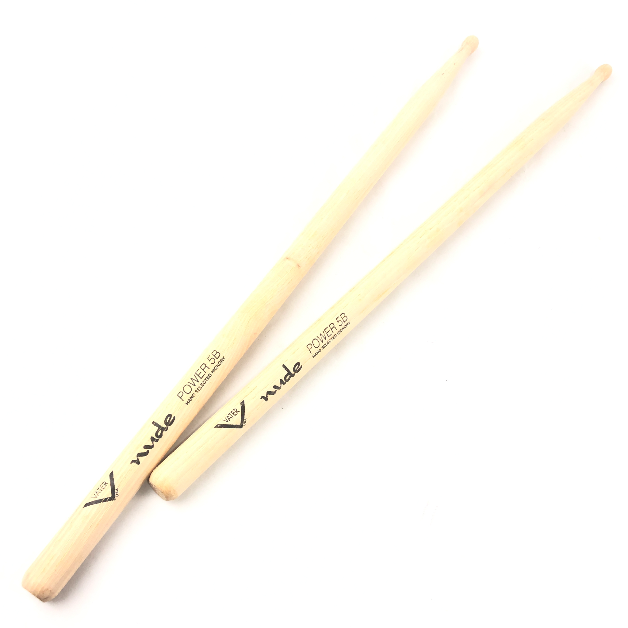 Vater VHNW-P5B Nude Fusion Wood Power 5B Drumsticks
